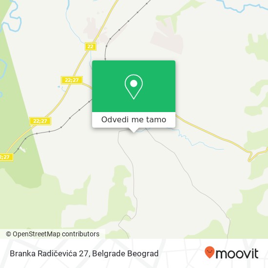 Branka Radičevića 27 mapa