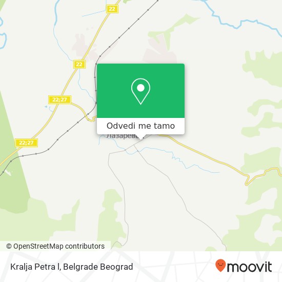 Kralja Petra l mapa