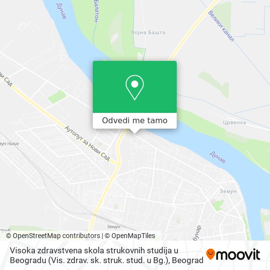 Visoka zdravstvena skola strukovnih studija u Beogradu (Vis. zdrav. sk. struk. stud. u Bg.) mapa