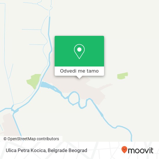 Ulica Petra Kocica mapa