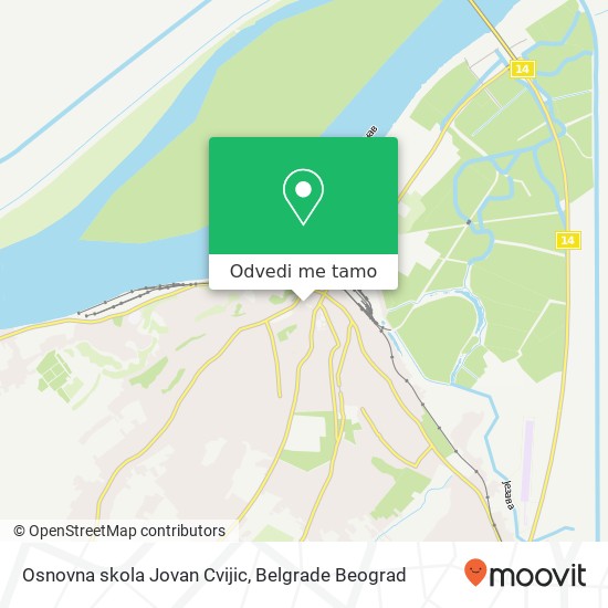 Osnovna skola Jovan Cvijic mapa