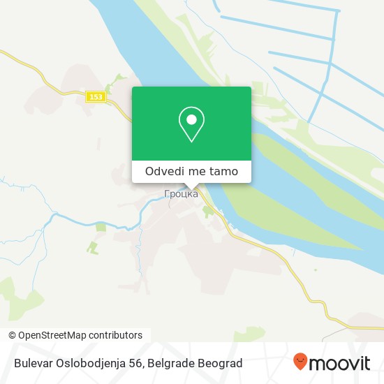 Bulevar Oslobodjenja 56 mapa