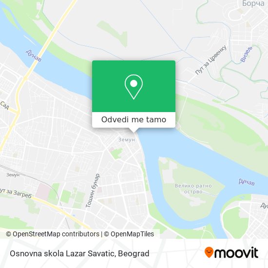 Osnovna skola Lazar Savatic mapa