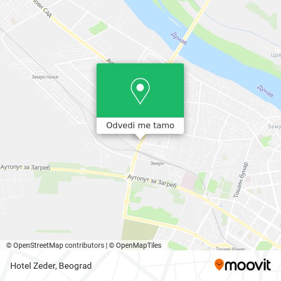 Hotel Zeder mapa