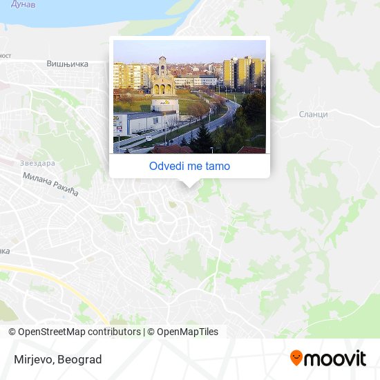 Mirjevo mapa