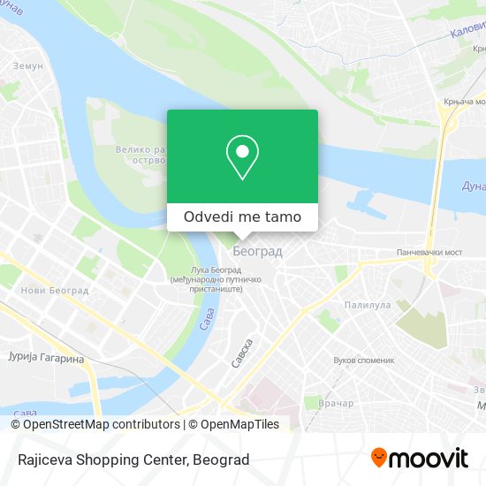 Rajiceva Shopping Center mapa