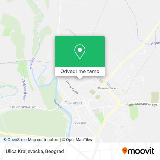 Ulica Kraljevacka mapa