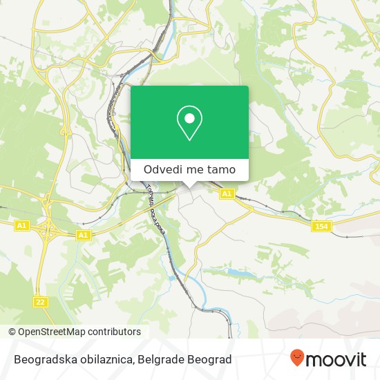 Beogradska obilaznica mapa