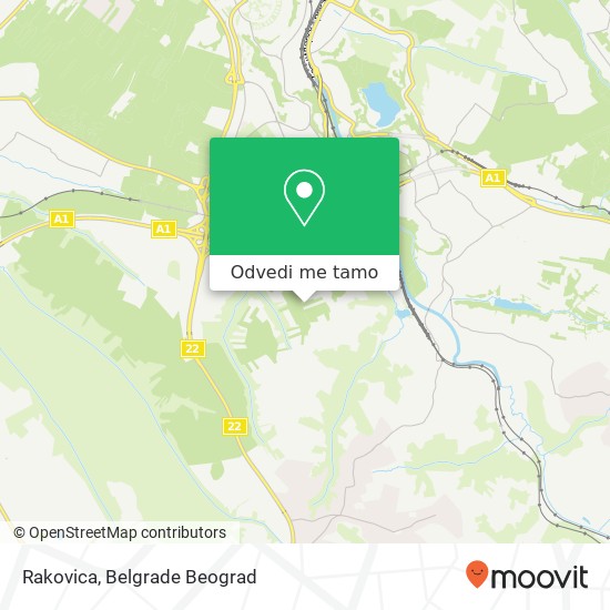 Rakovica mapa