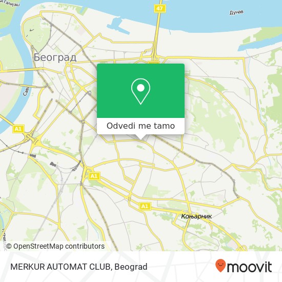 MERKUR AUTOMAT CLUB mapa