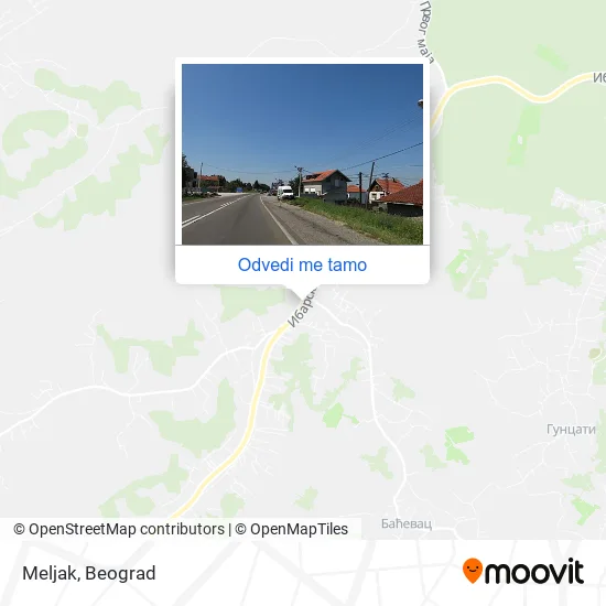 Meljak mapa