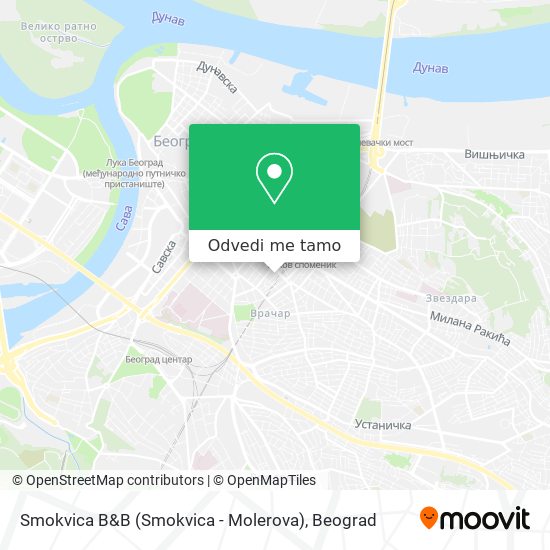 Smokvica B&B (Smokvica - Molerova) mapa