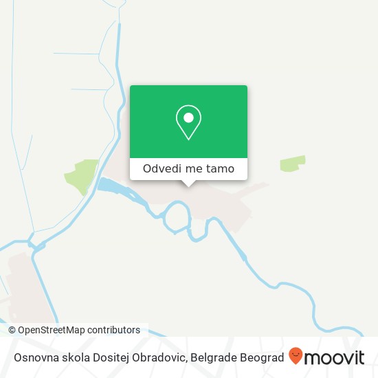 Osnovna skola Dositej Obradovic mapa