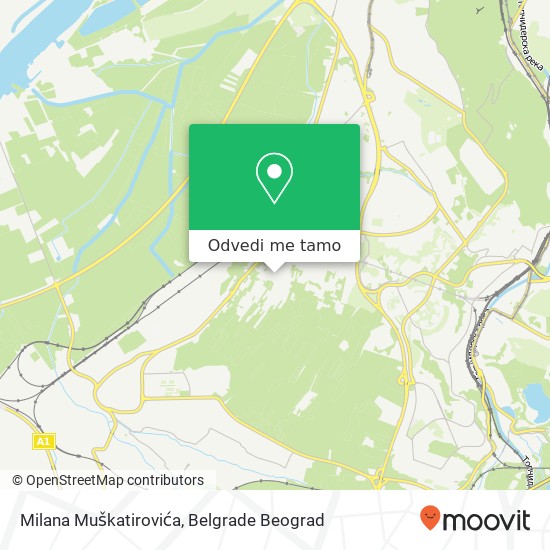 Milana Muškatirovića mapa