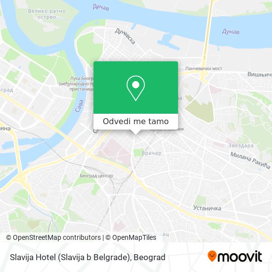 Slavija Hotel (Slavija b Belgrade) mapa