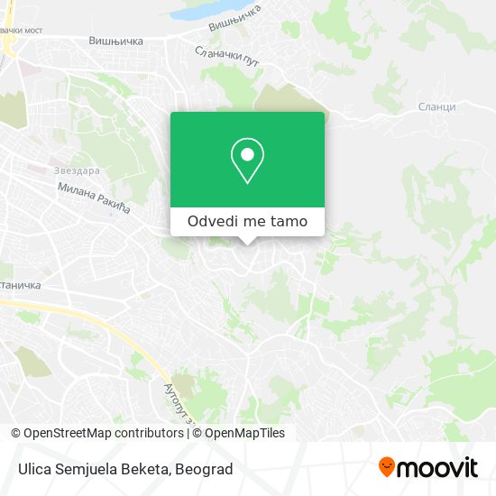 Ulica Semjuela Beketa mapa