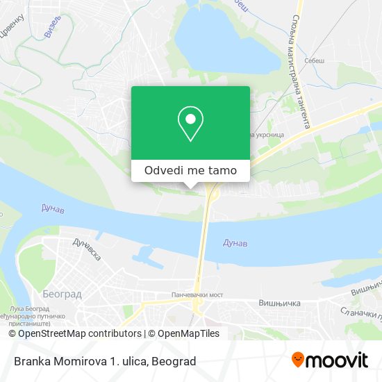 Branka Momirova 1. ulica mapa