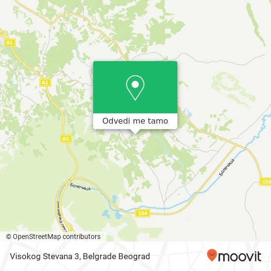 Visokog Stevana 3 mapa