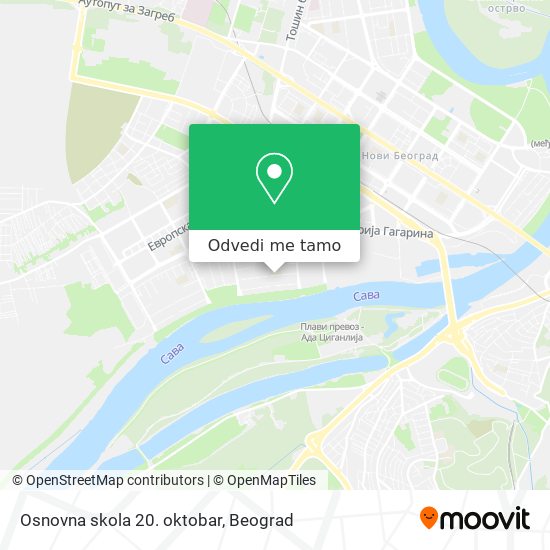 Osnovna skola 20. oktobar mapa