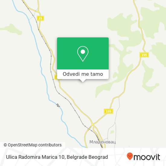 Ulica Radomira Marica 10 mapa