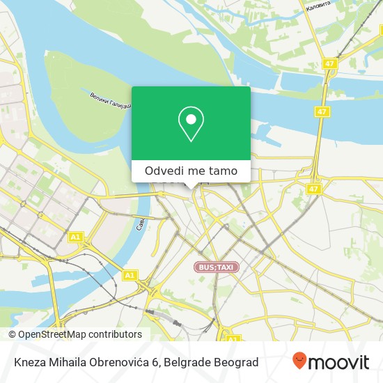 Kneza Mihaila Obrenovića 6 mapa
