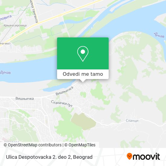 Ulica Despotovacka 2. deo 2 mapa