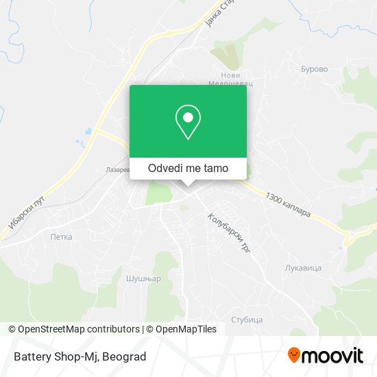 Battery Shop-Mj mapa
