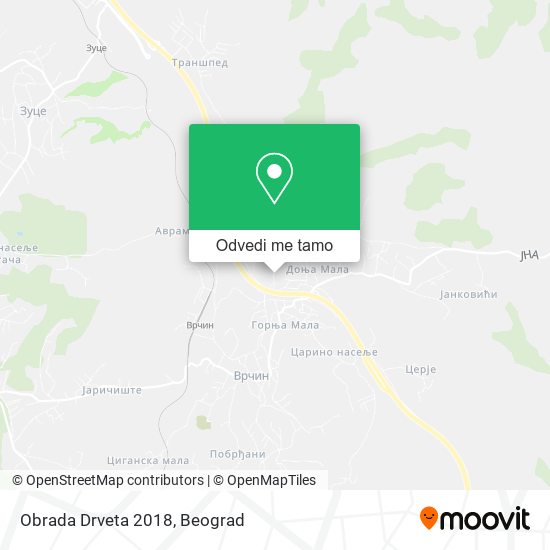 Obrada Drveta 2018 mapa