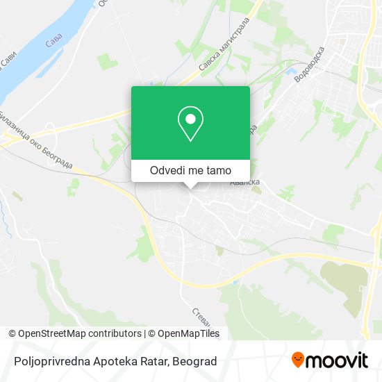 Poljoprivredna Apoteka Ratar mapa