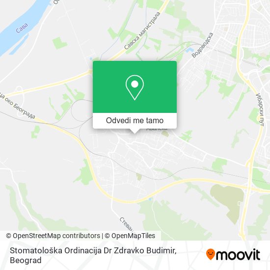 Stomatološka Ordinacija Dr Zdravko Budimir mapa