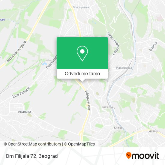 Dm Filijala 72 mapa
