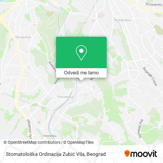 Stomatološka Ordinacija Zubić Vila mapa