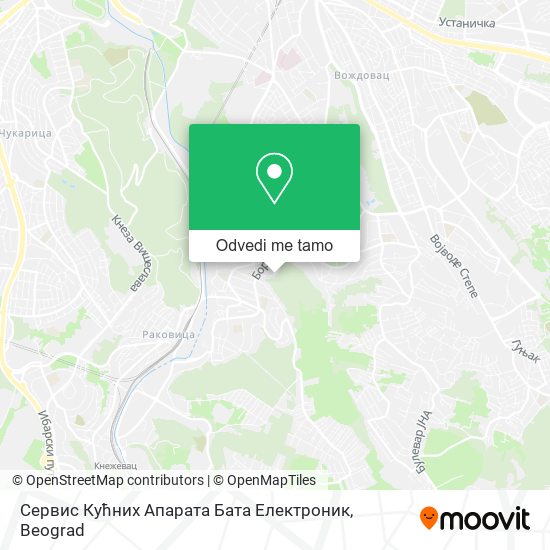 Сервис Кућних Апарата Бата Електроник mapa
