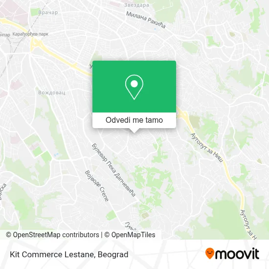Kit Commerce Lestane mapa