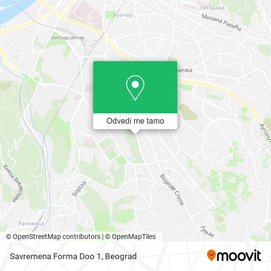 Savremena Forma Doo 1 mapa