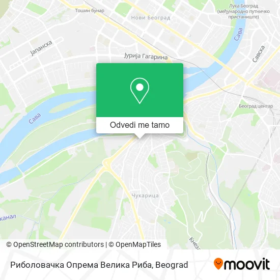 Риболовачка Опрема Велика Риба mapa