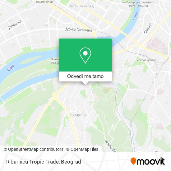 Ribarnica Tropic Trade mapa