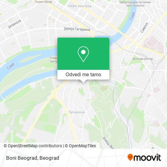 Boni Beograd mapa