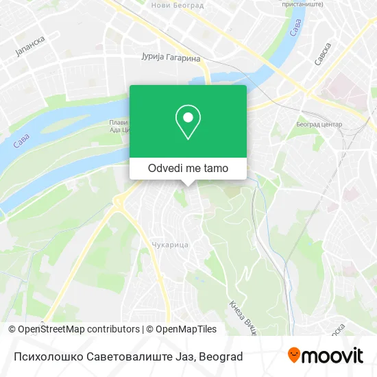 Психолошко Саветовалиште Јаз mapa