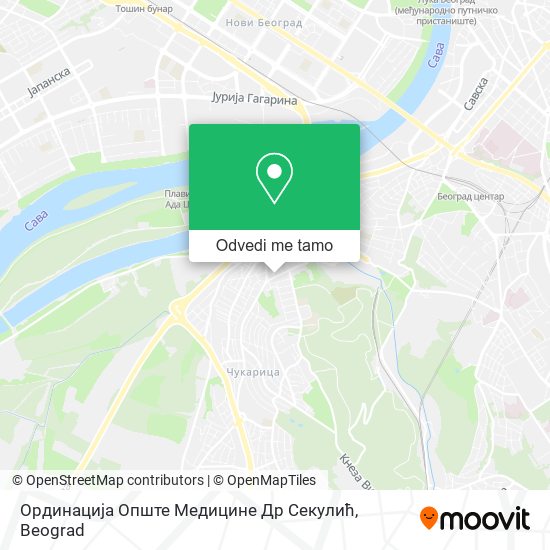 Ординација Опште Медицине Др Секулић mapa