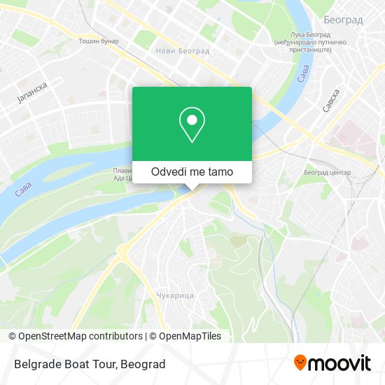 Belgrade Boat Tour mapa