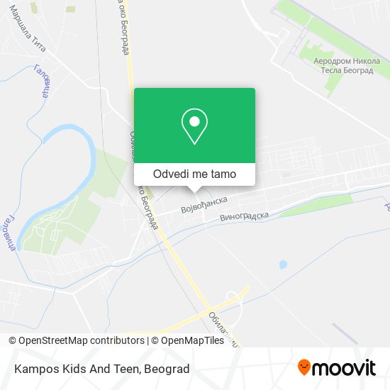 Kampos Kids And Teen mapa