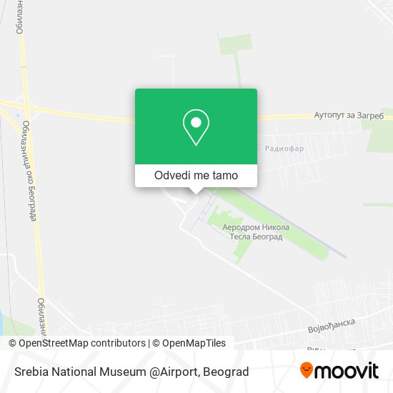 Srebia National Museum @Airport mapa