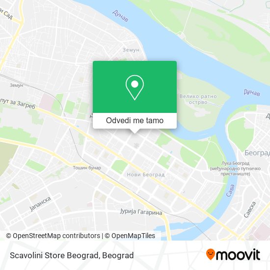 Scavolini Store Beograd mapa