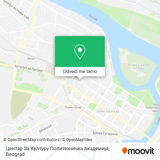 Центар За Културу Политехничка Академија mapa