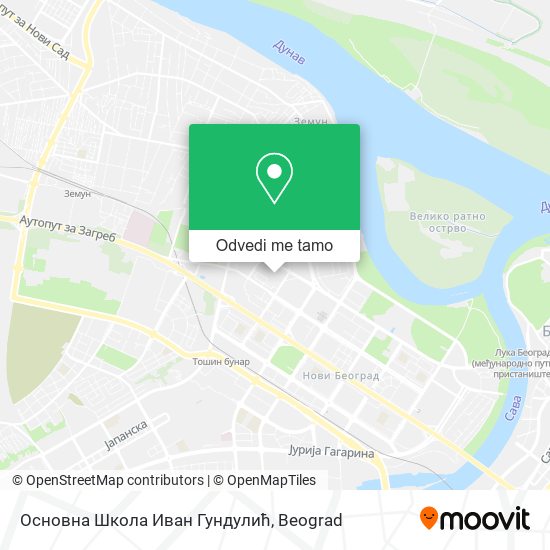 Основна Школа Иван Гундулић mapa