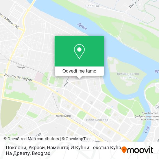 Поклони, Украси, Намештај И Кућни Текстил Кућа На Дрвету mapa