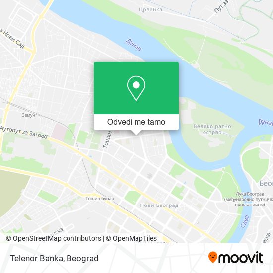 Telenor Banka mapa