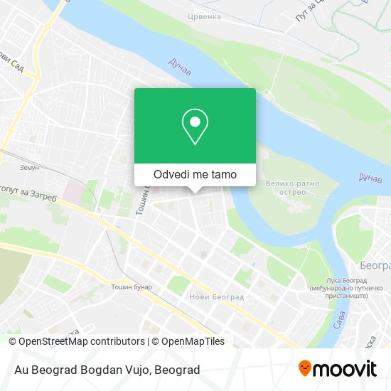 Au Beograd Bogdan Vujo mapa