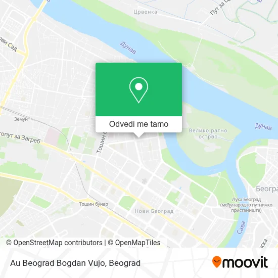 Au Beograd Bogdan Vujo mapa